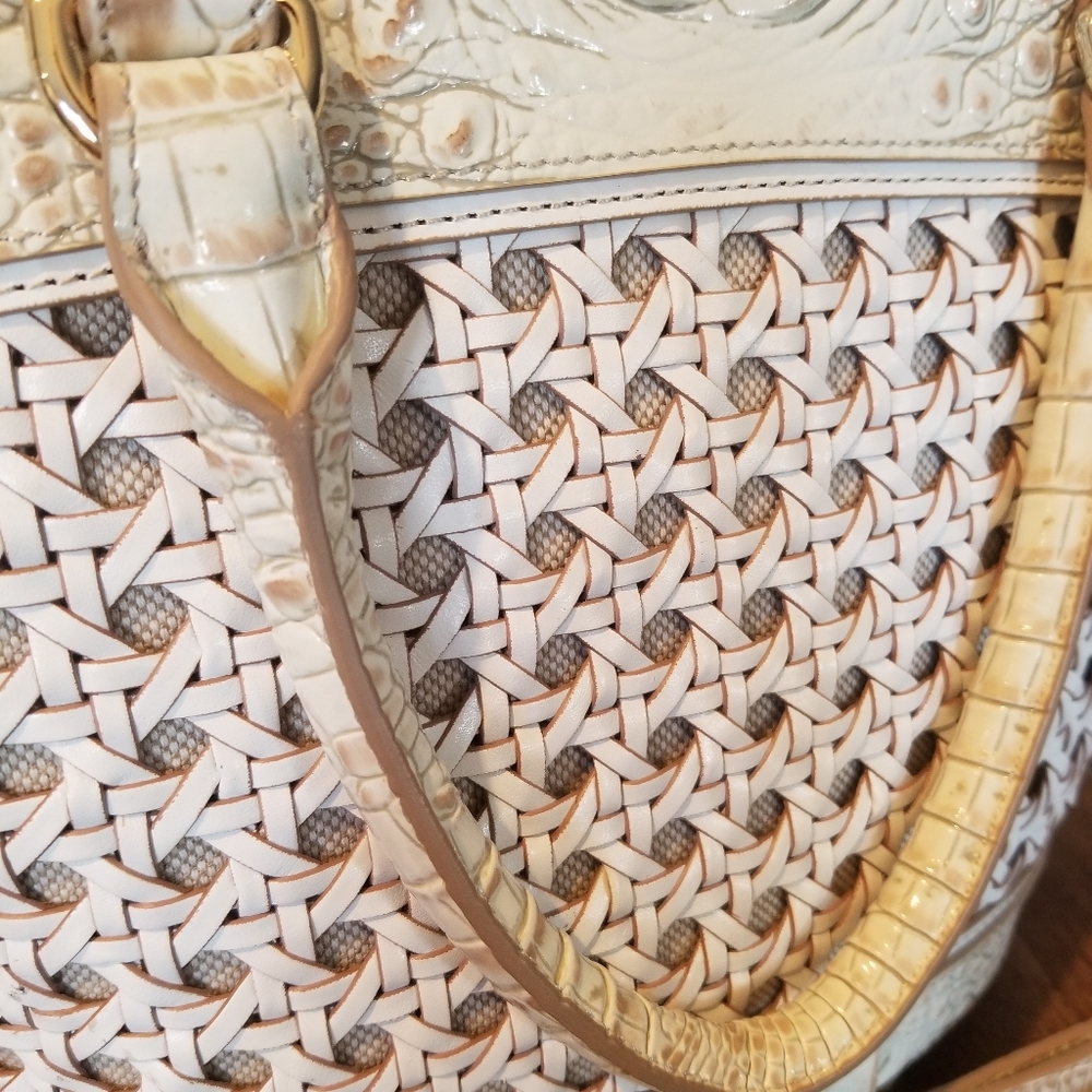 Brahmin Small Bowie Canvas Lima NWT - Picture 3 of 16
